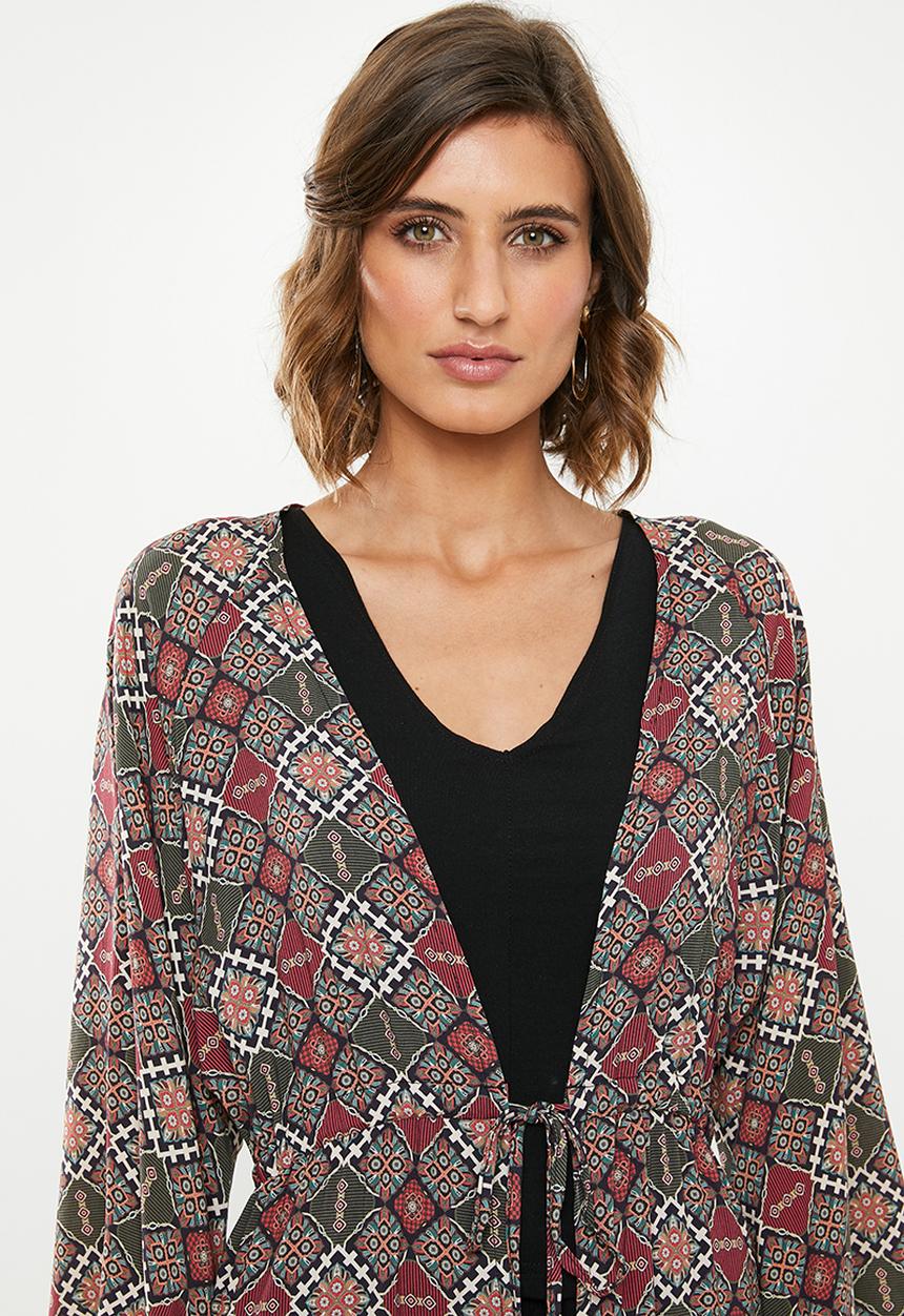 edit - Draw waist kimono - multi