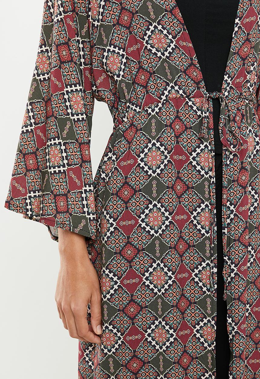 edit - Draw waist kimono - multi