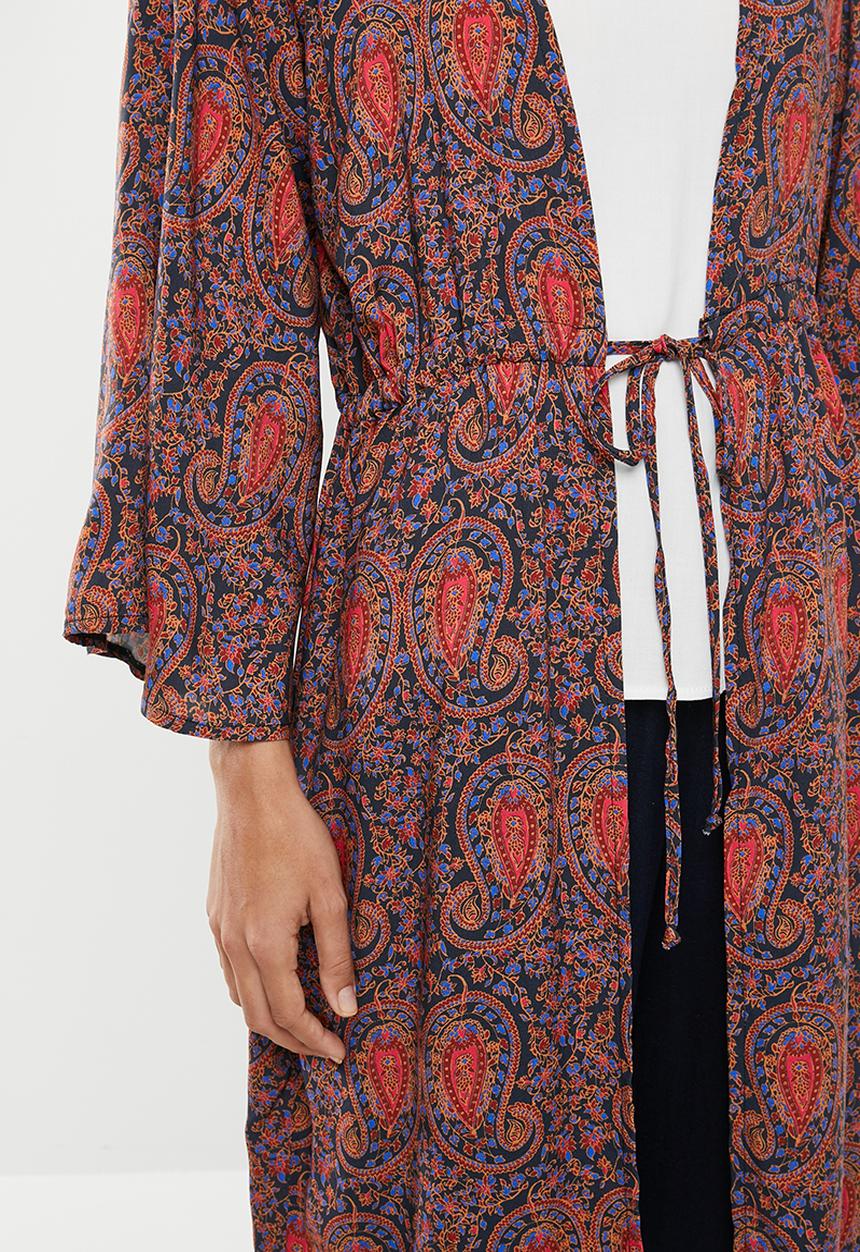 edit - Draw waist kimono - multi 
