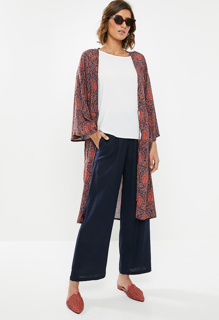 edit - Draw waist kimono - multi 