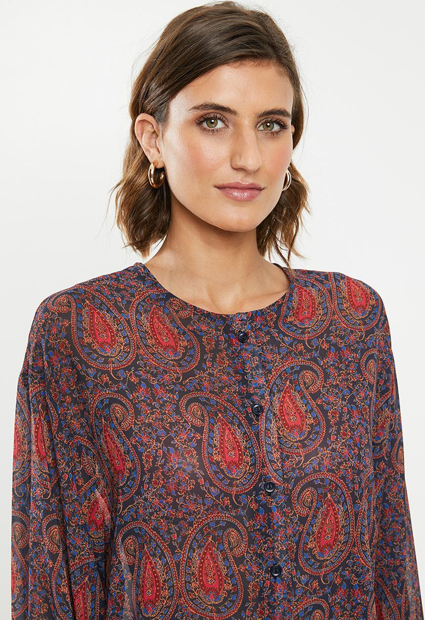 edit - Peasant blouse -  multi