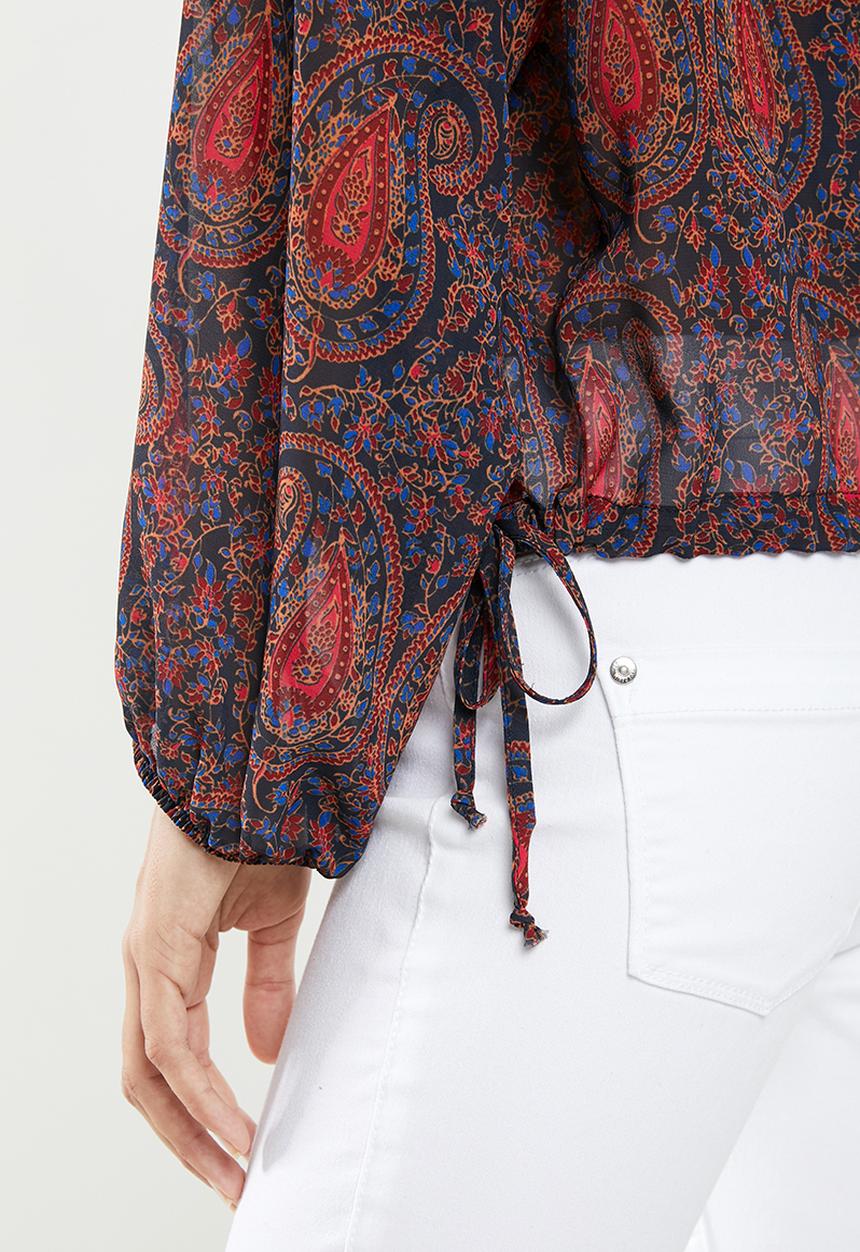 edit - Peasant blouse -  multi