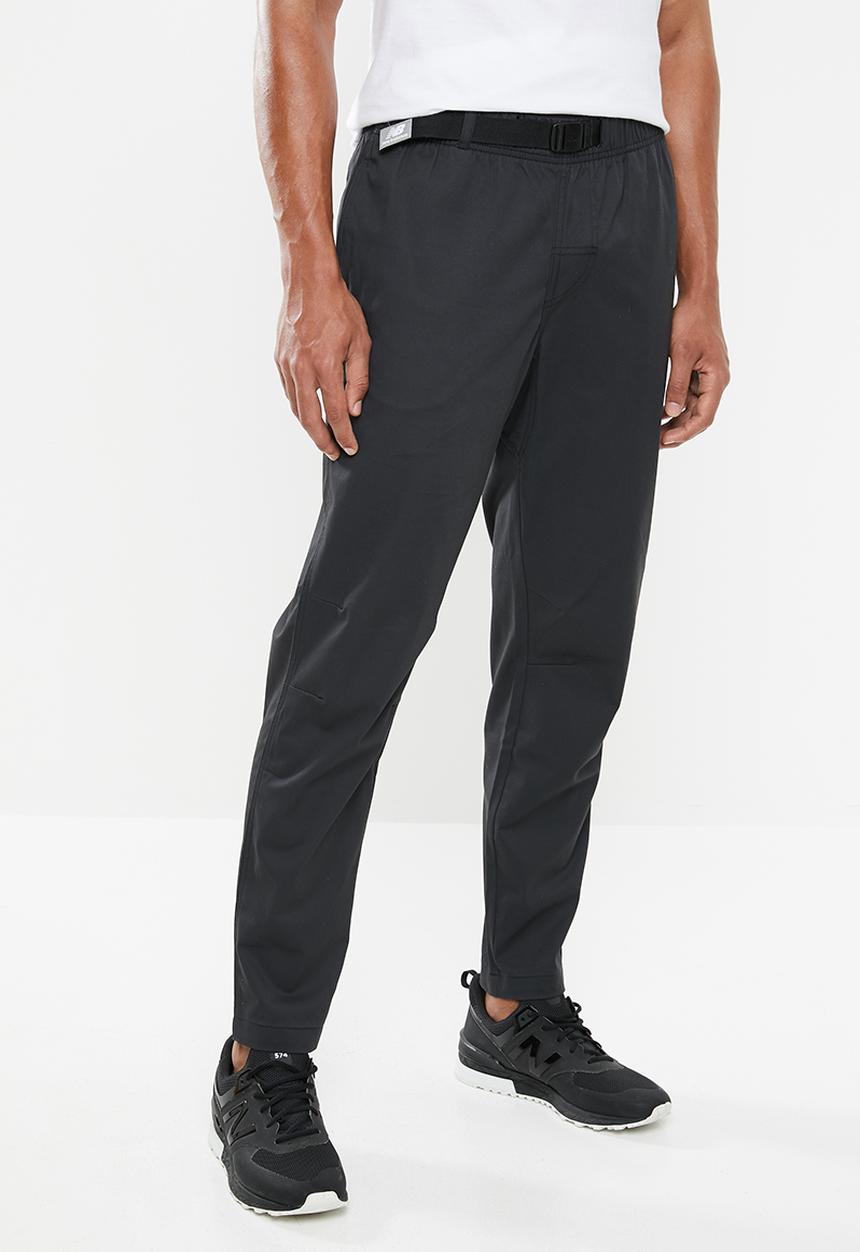New Balance  - New Balance  athletics woven pant - black 