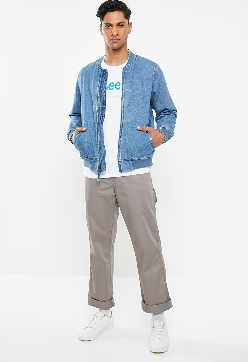 Lee  - Boss of the road acutane jeans - grey