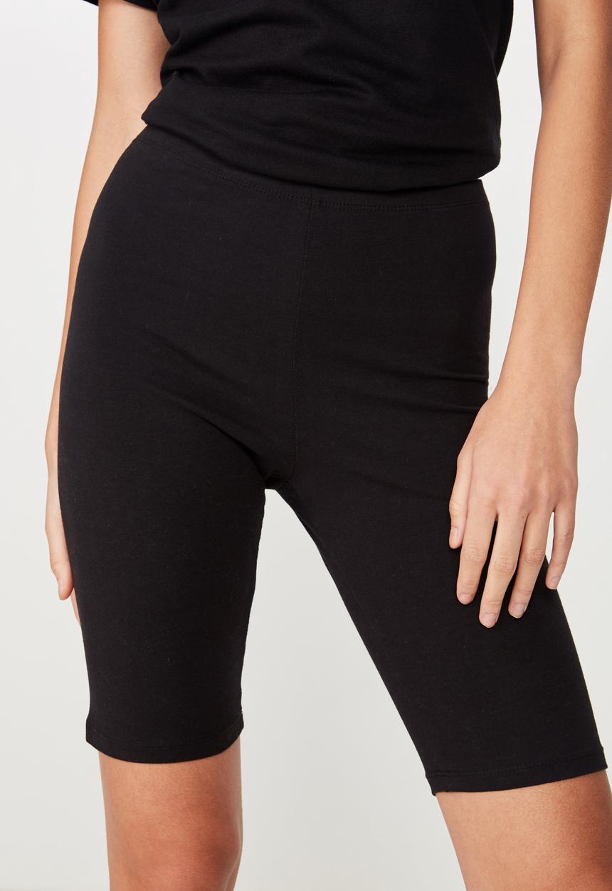 Cotton On - Basic bike shorts - black