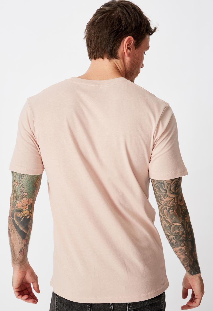 Cotton On - The 5 bouroughs Tbar text T-shirt - pink