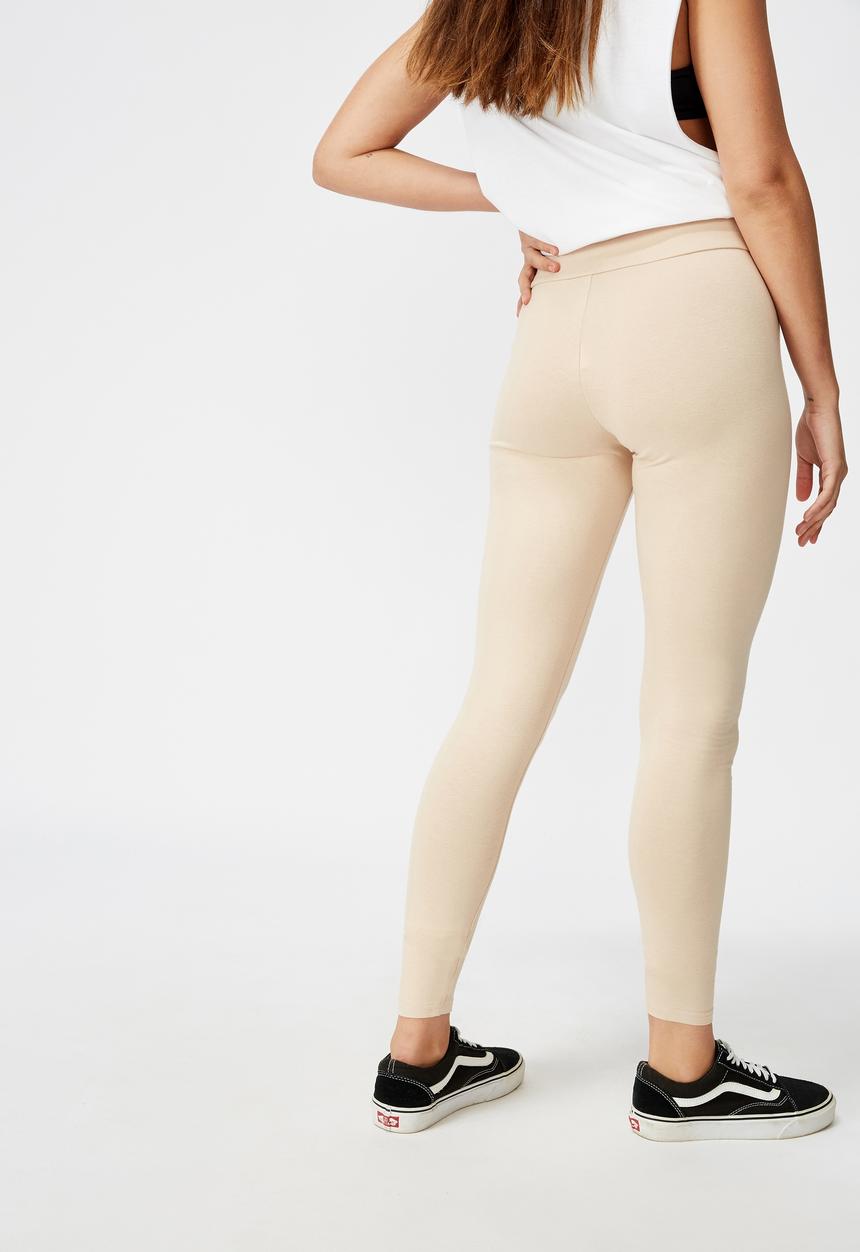Cotton On - High waisted legging - neutral