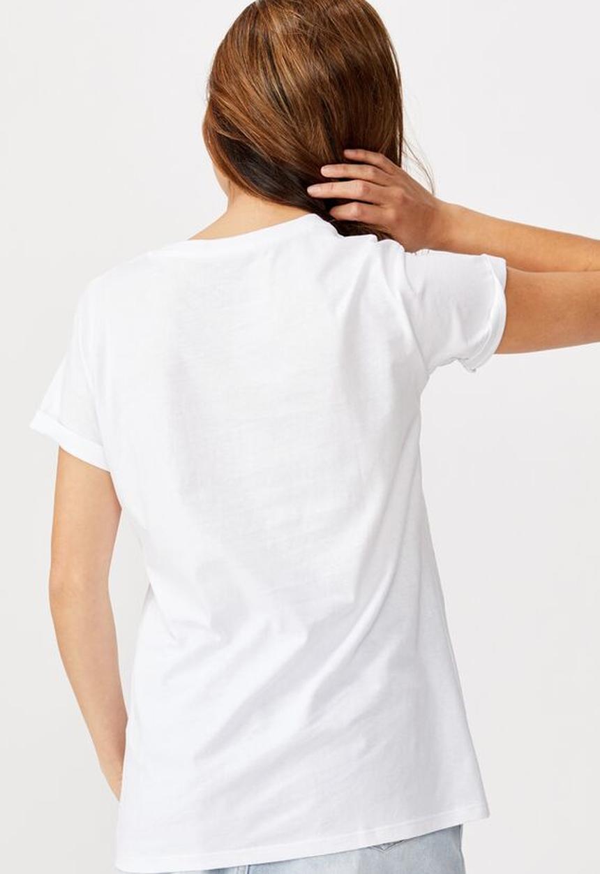 Cotton On - Classic slogan tee nice - white