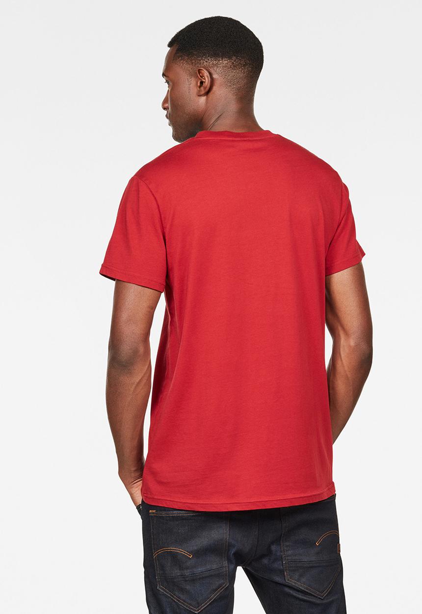 G-STAR - Graphic 8 r T-shirt - red