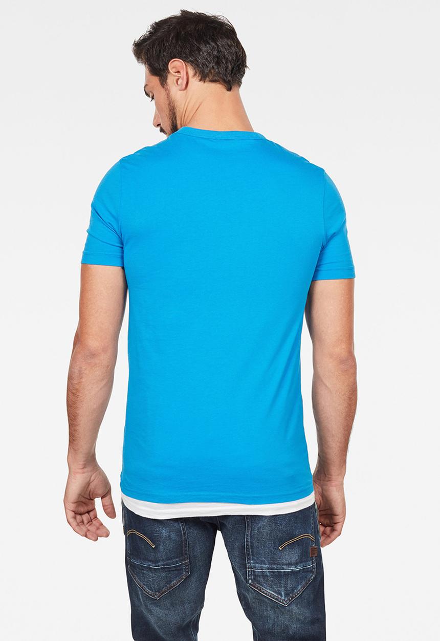 G-STAR - Graphic 4 slim T-shirt  - blue