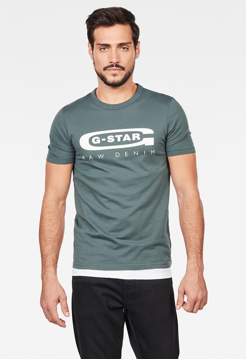 G-STAR - Graphic 4 slim T-shirt - grey