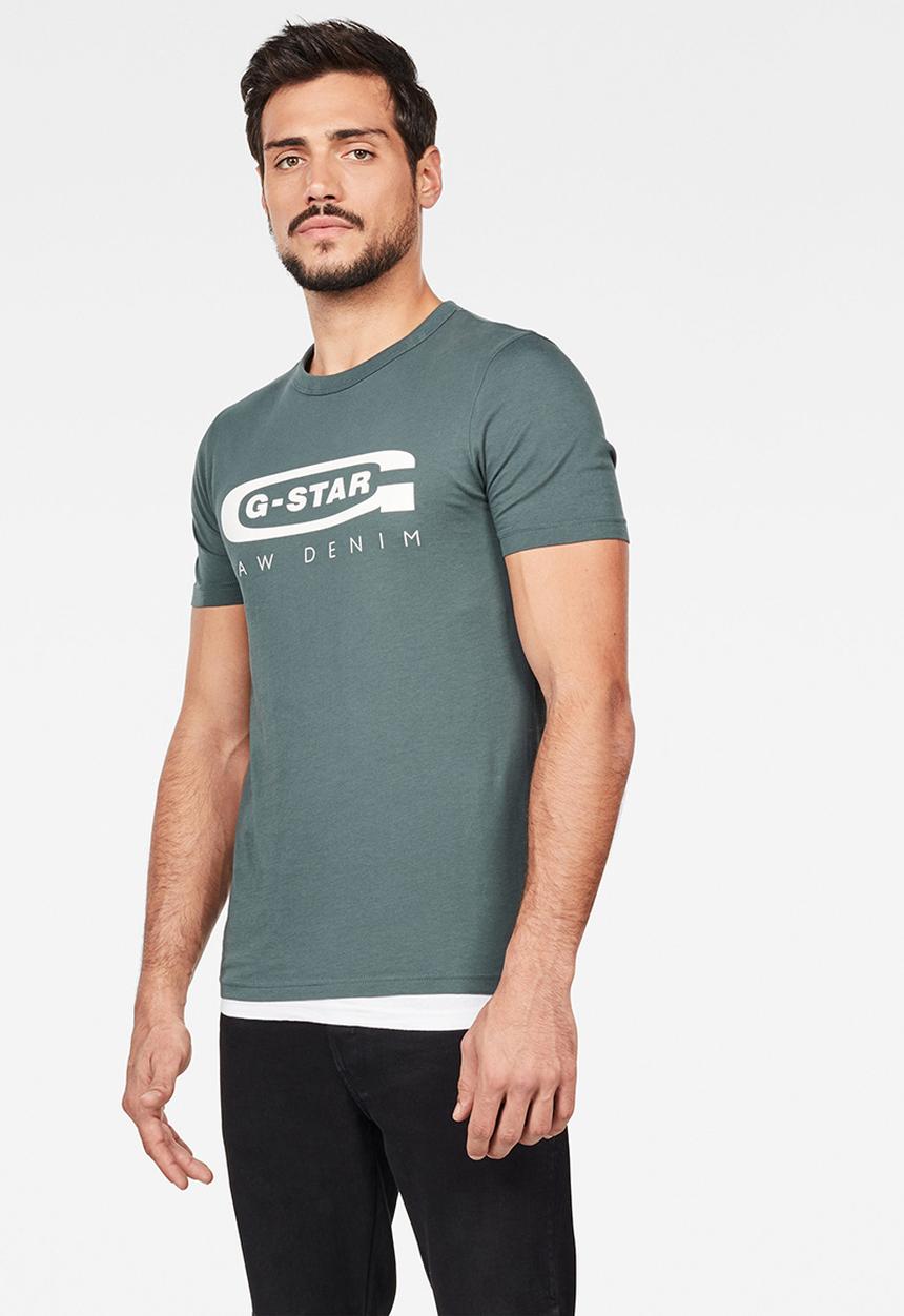 G-STAR - Graphic 4 slim T-shirt - grey