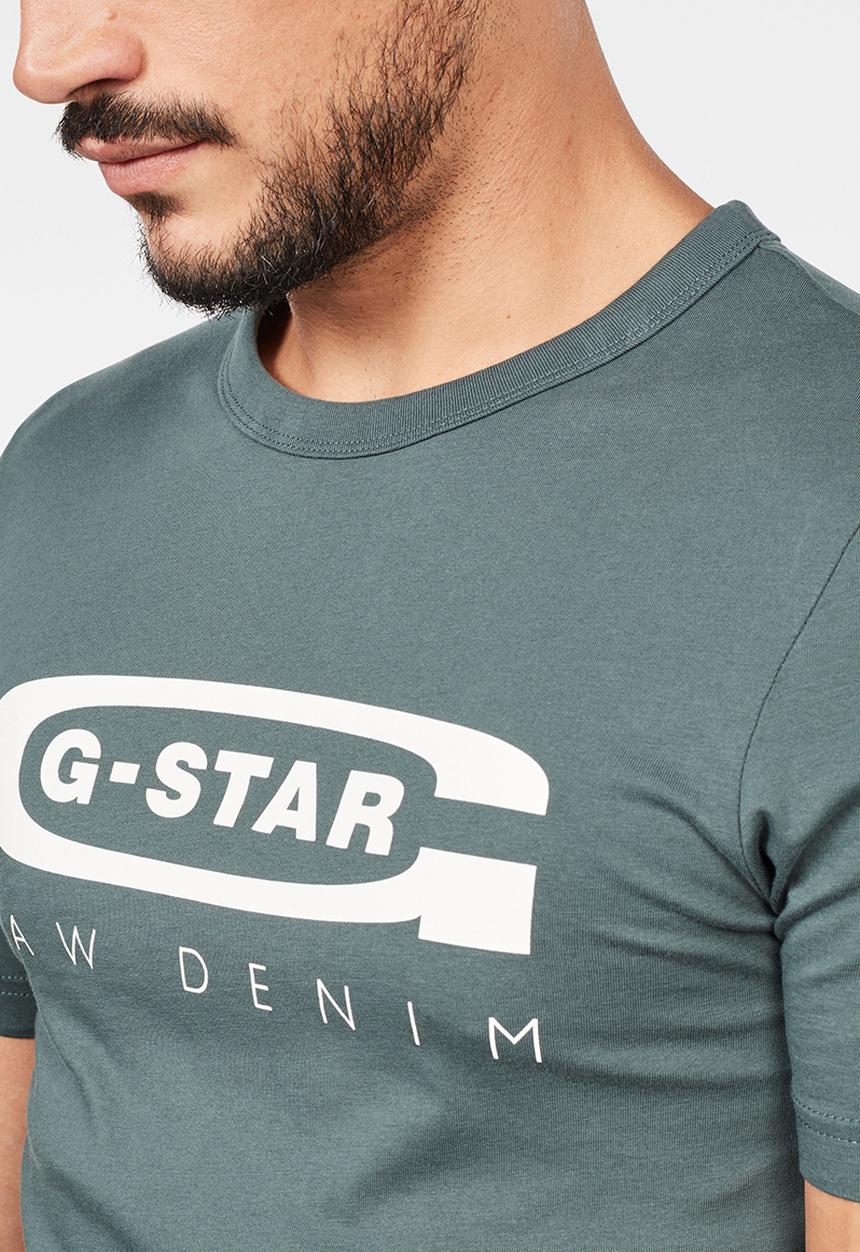 G-STAR - Graphic 4 slim T-shirt - grey