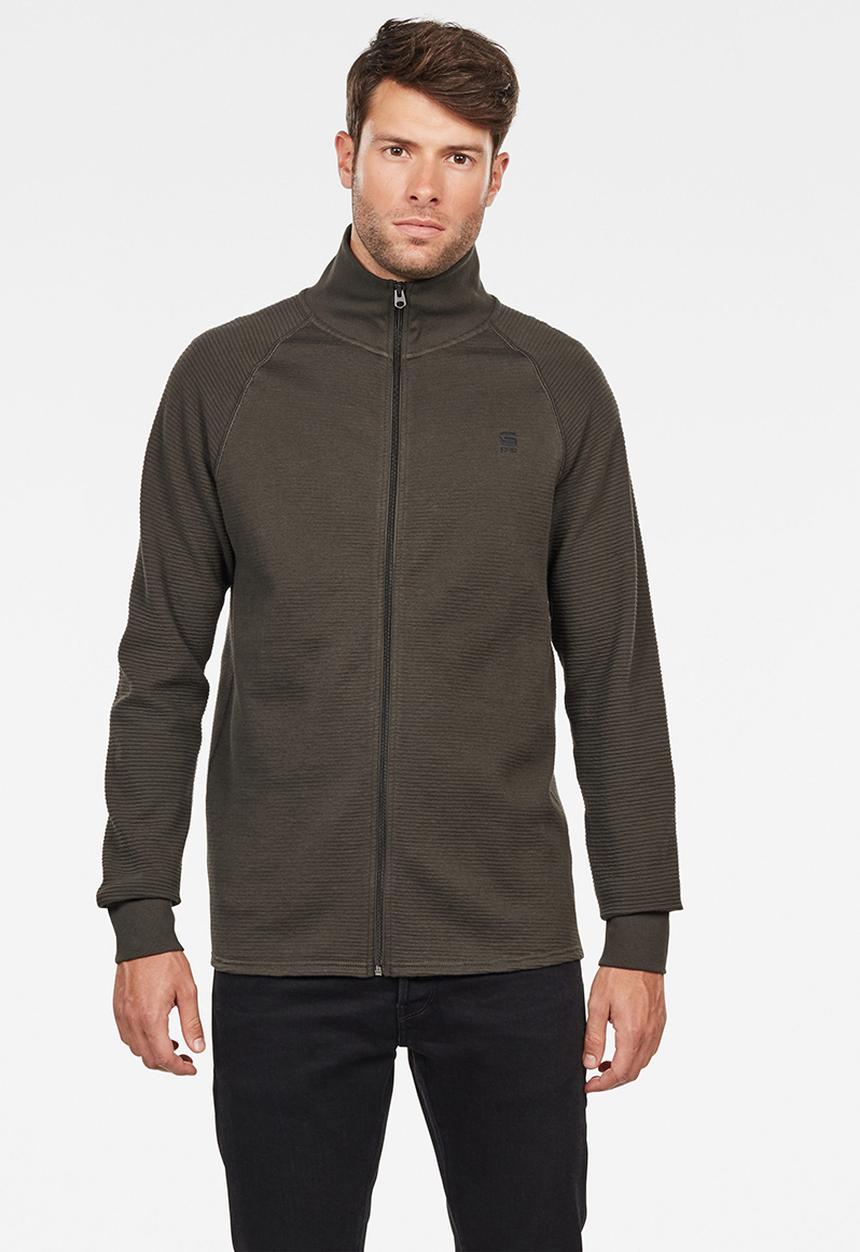 G-STAR - Jirgi zip long sleeve sweats - grey