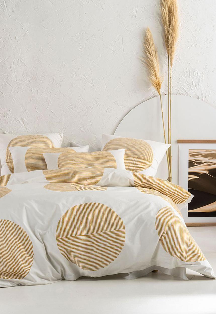Linen House - Pani duvet cover set - chai