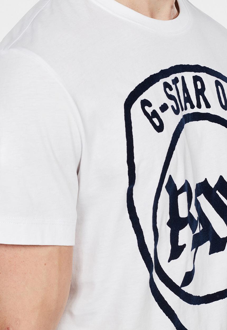G-STAR - Graphic 10 short sleeve T-shirt - white