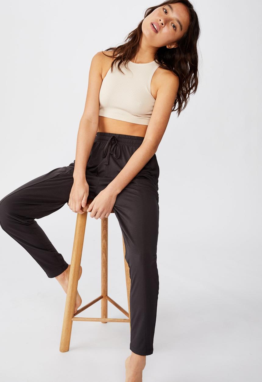 Cotton On - Relaxed lounge pants - black