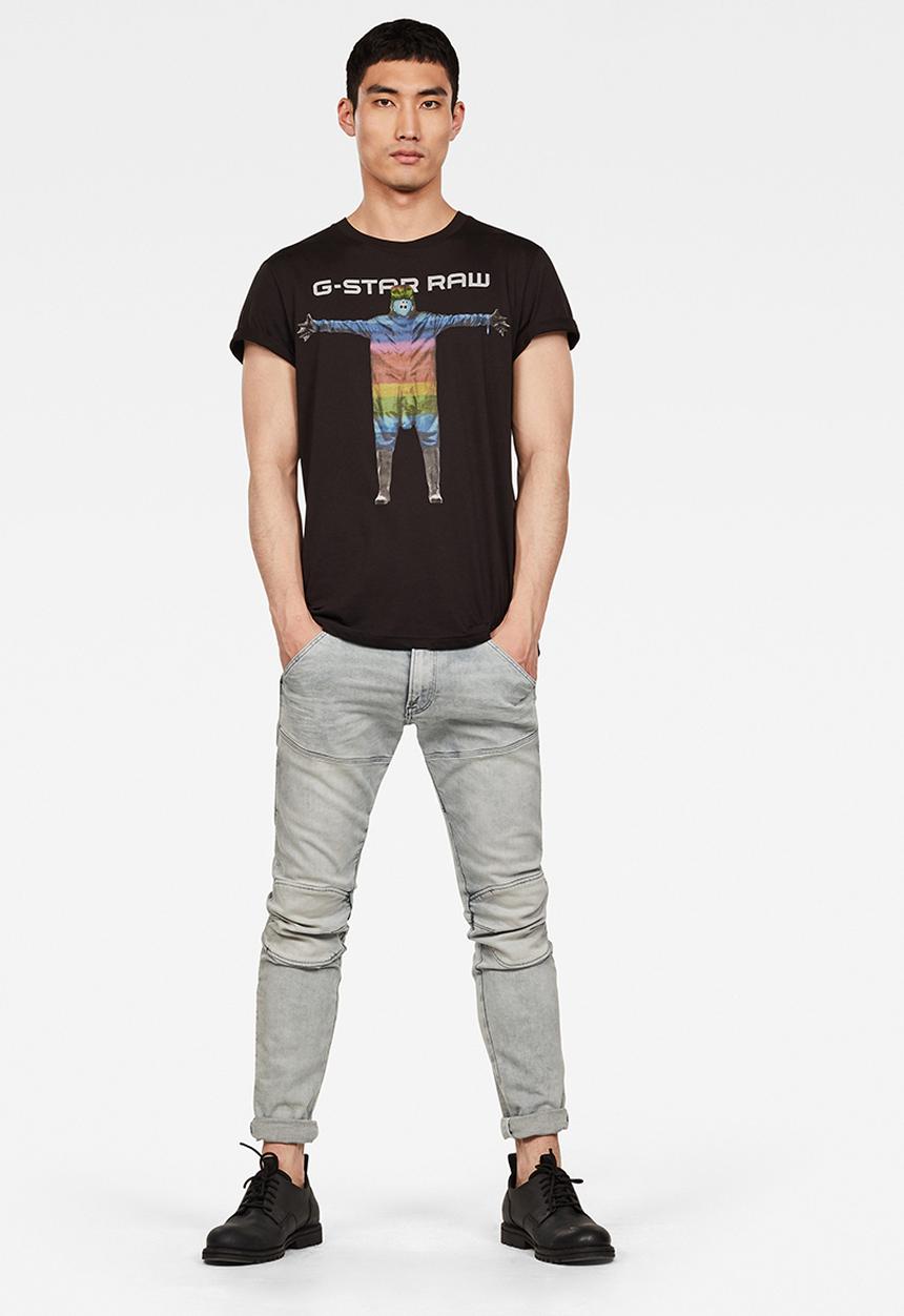 G-STAR - Graphic 6 T-shirt - black