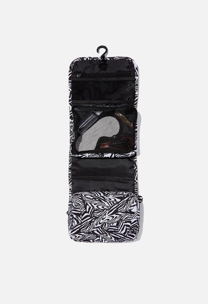 LOST - Large wash bag - black & white