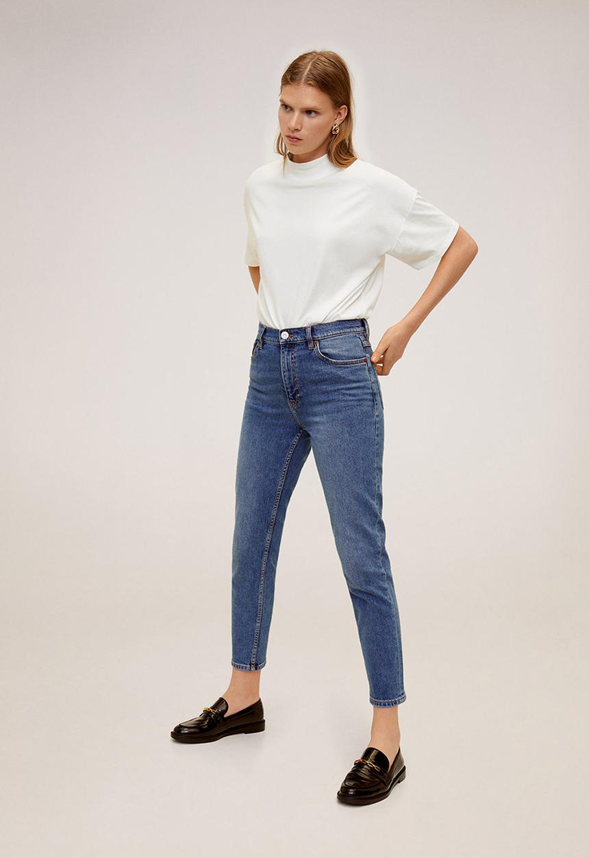 MANGO - T-shirt revoper - cream
