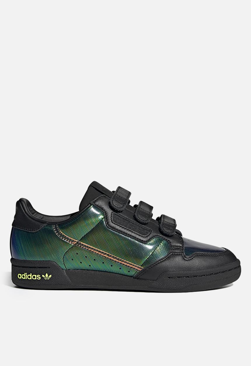 adidas Originals - Continental 80 strap Core black / hi-res yellow