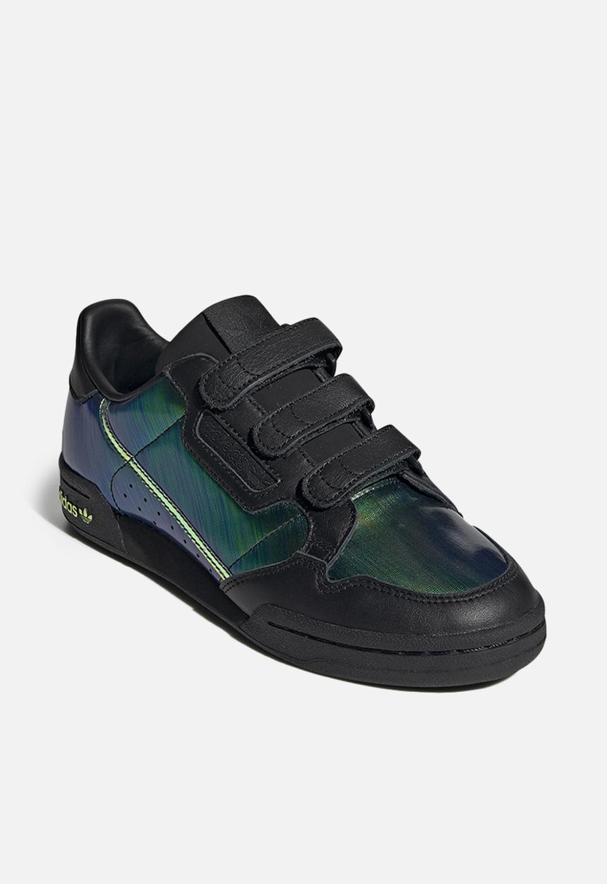 adidas Originals - Continental 80 strap Core black / hi-res yellow