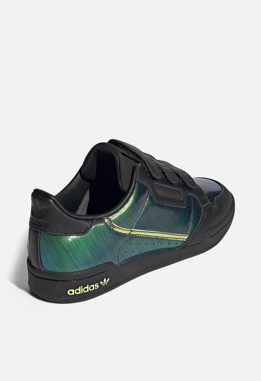 adidas Originals - Continental 80 strap Core black / hi-res yellow