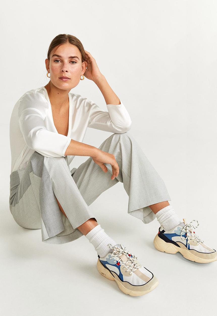 MANGO - T-shirt chemaoc - white
