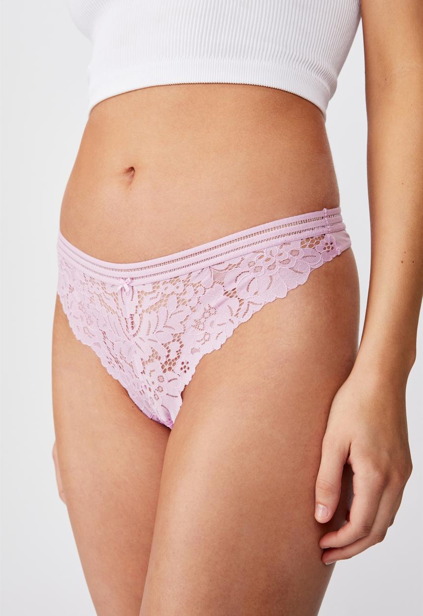 Cotton On - Olivia G-string briefs - purple
