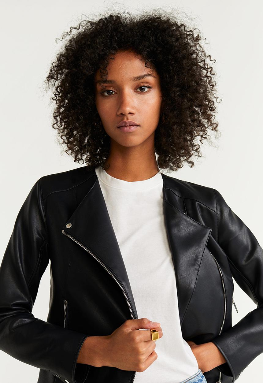 MANGO - Jacket marcmoto - black