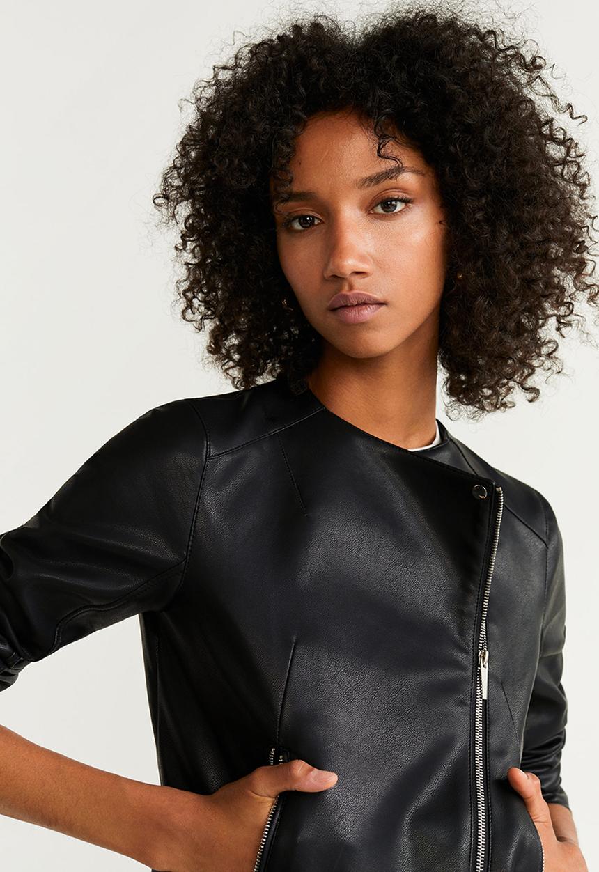 MANGO - Jacket marcmoto - black