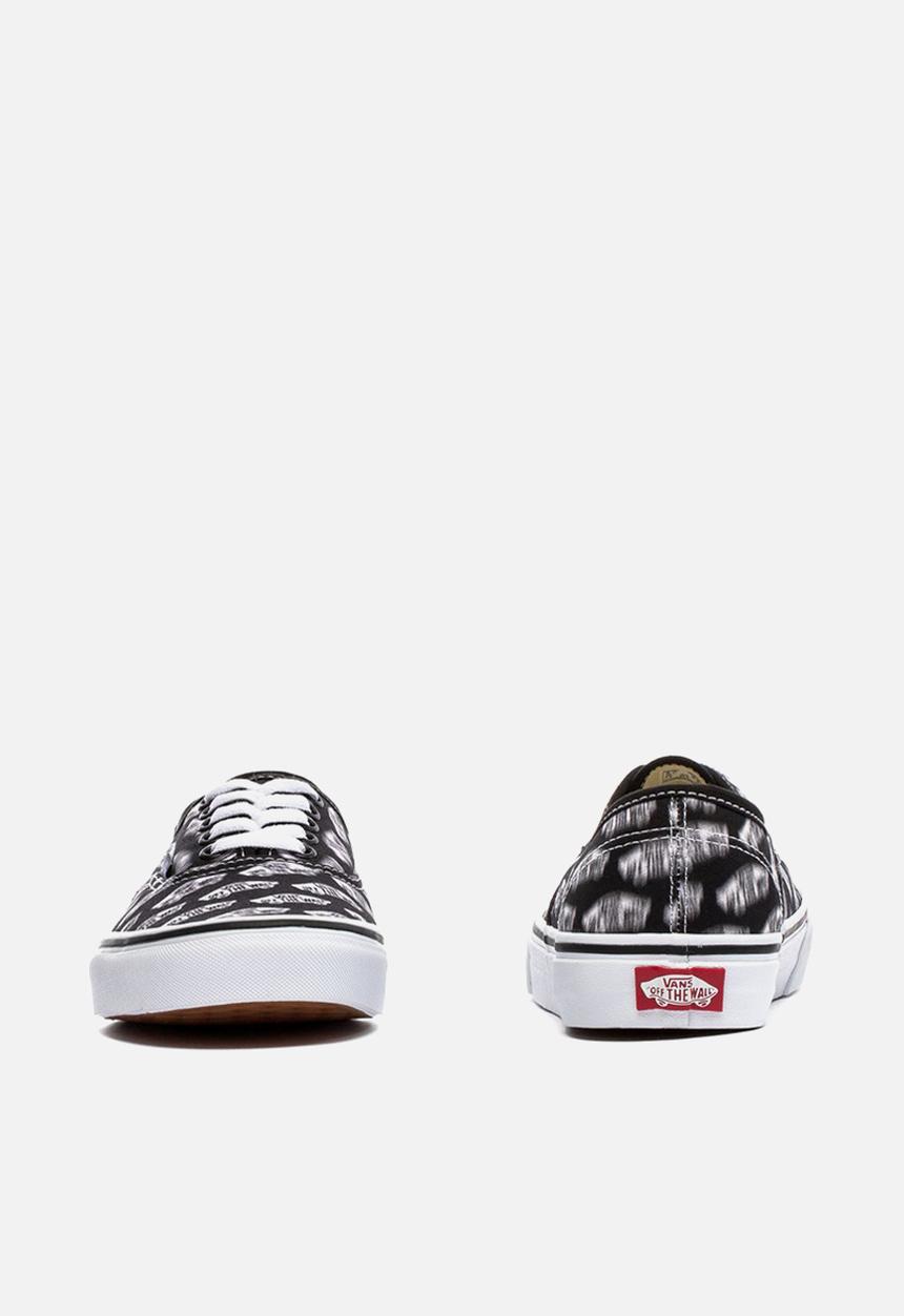 Vans - Vans UA authentic - (blur boards) black/royal blue