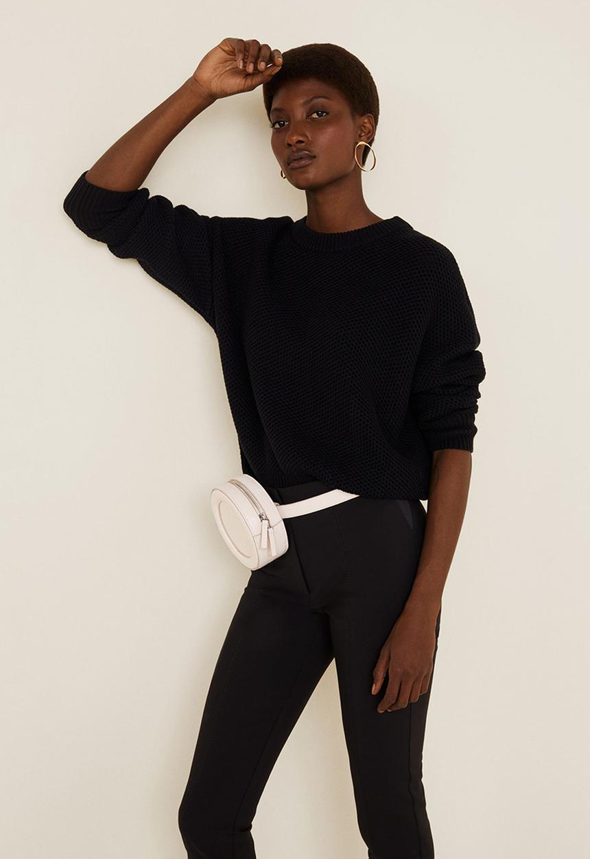 MANGO - Avantis trouser - black