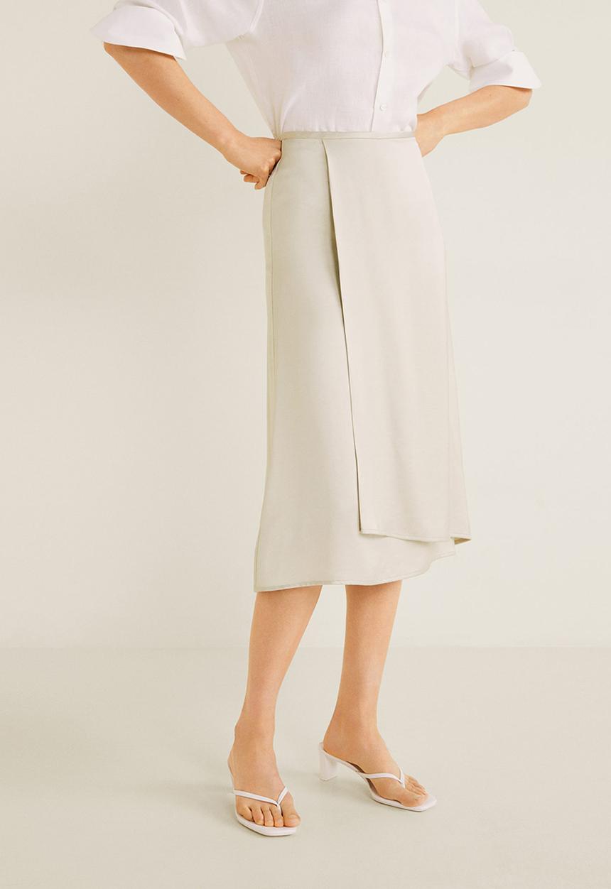 MANGO - Skirt cava - neutral