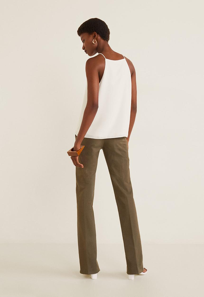 MANGO - Halter neck top - white