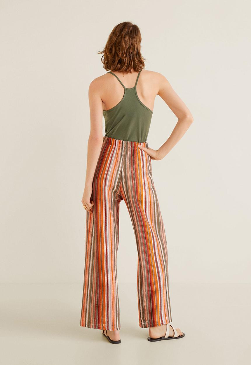 MANGO - Strap top - khaki