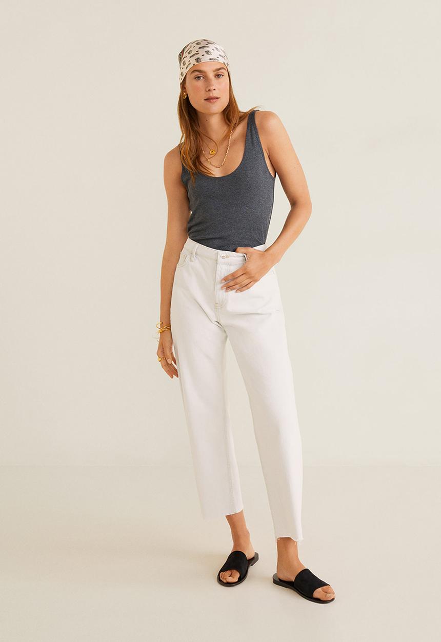 MANGO - Top cindy - grey