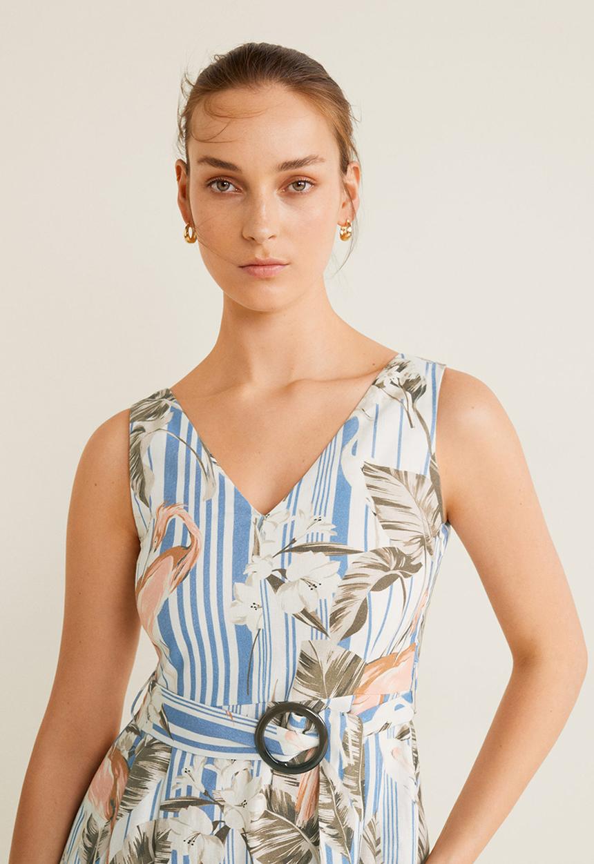 MANGO - Floral print - multi