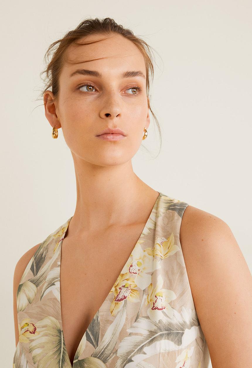 MANGO - Buckle detail jumpsuit - multi