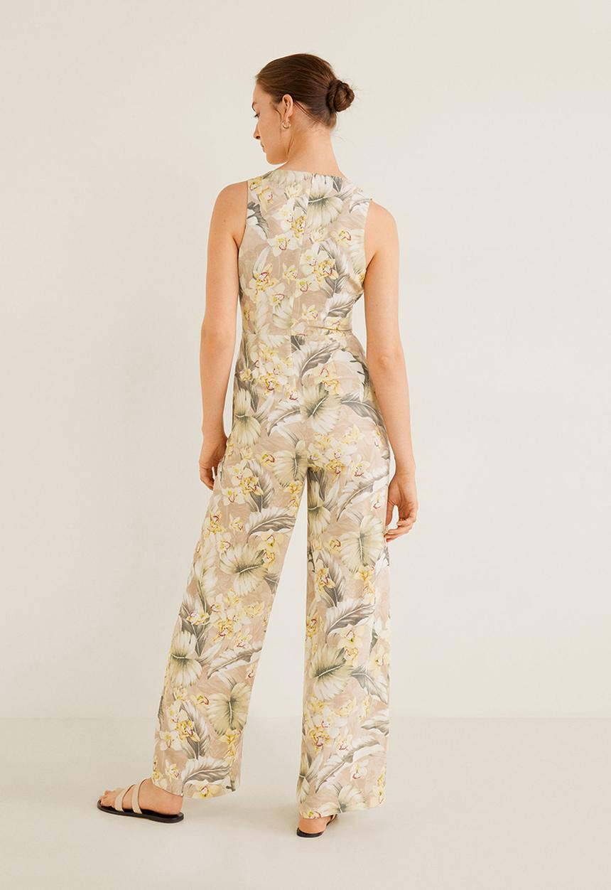 MANGO - Buckle detail jumpsuit - multi