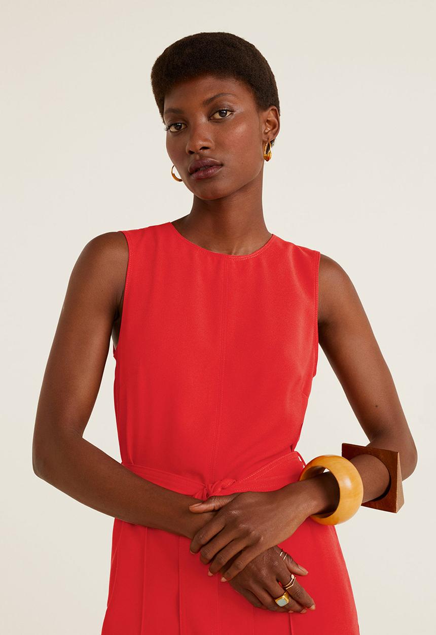 MANGO - Playsuit bolterra - red
