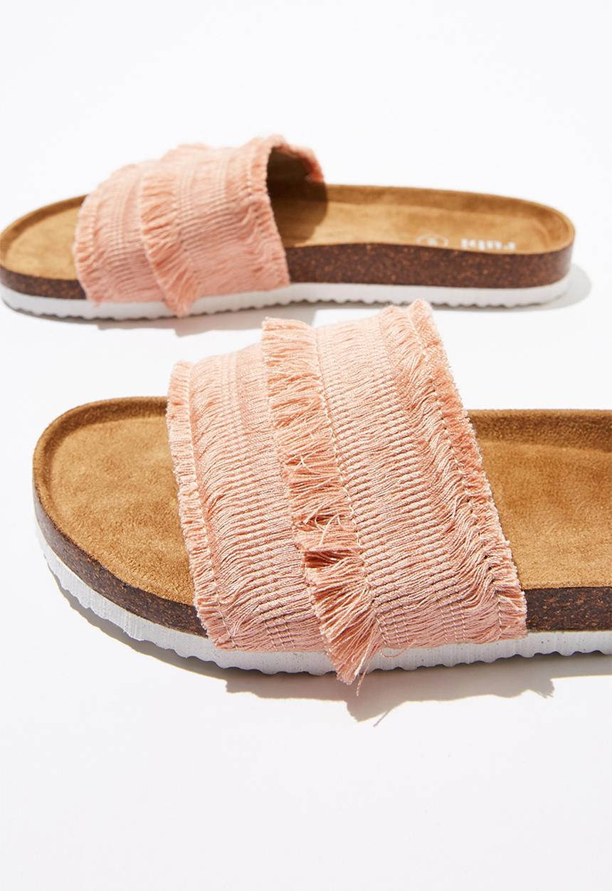 Cotton On - Rex single vamp slide - pink
