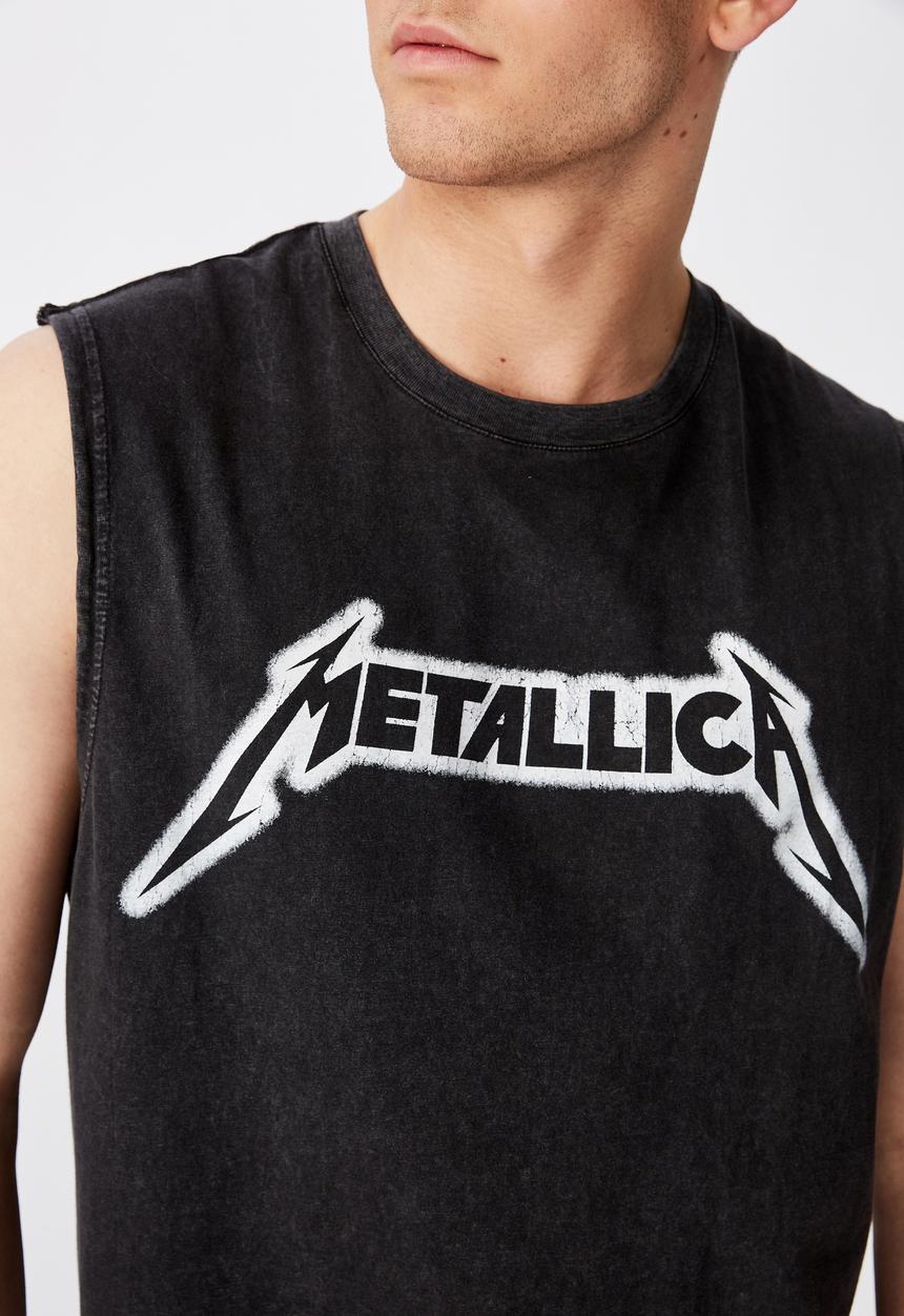 Factorie - Metallica license tank - black 