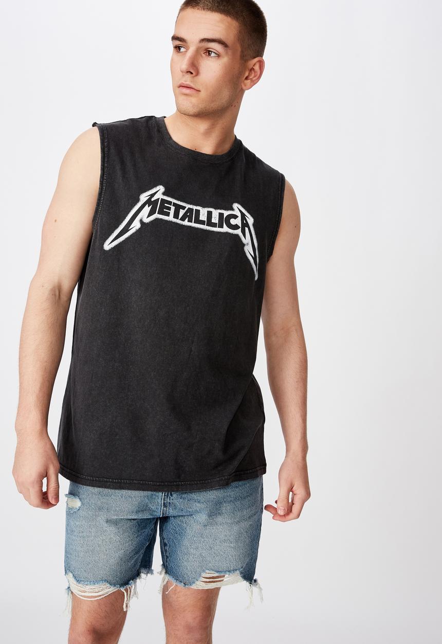 Factorie - Metallica license tank - black 