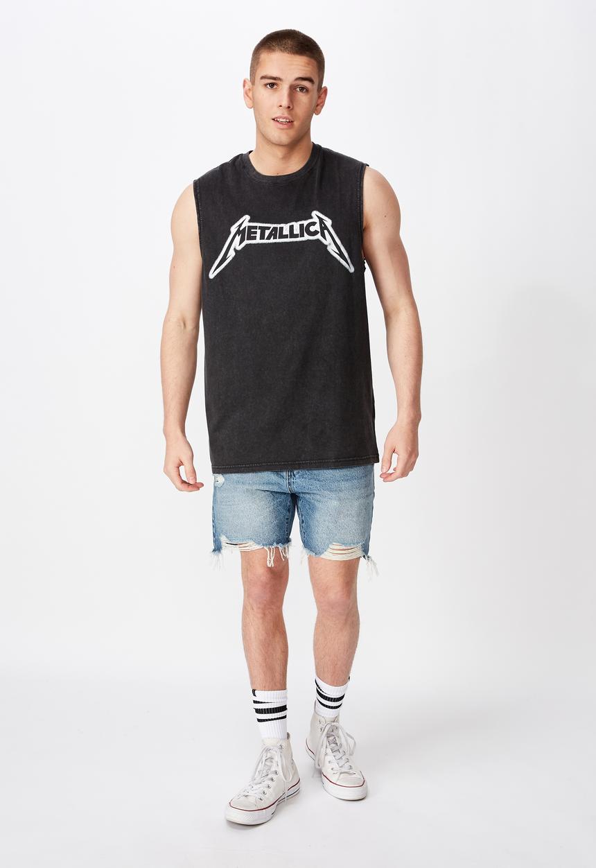 Factorie - Metallica license tank - black 