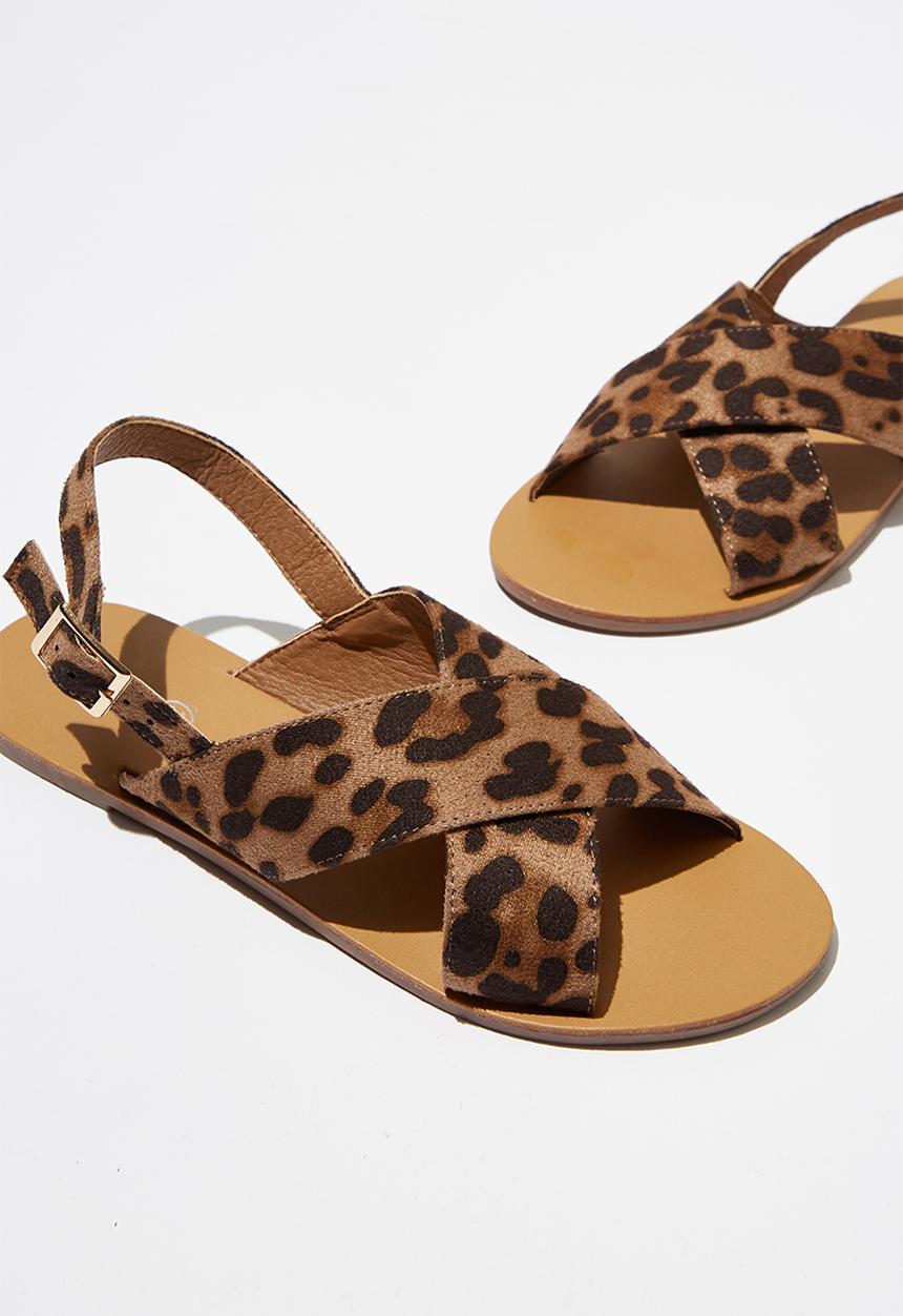 Cotton On - Hazel slingback sandals - brown