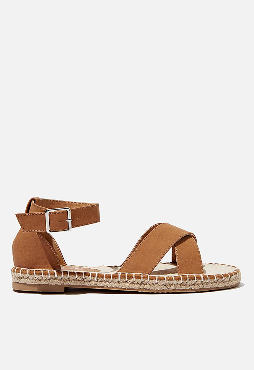 Cotton On - Annie crossover espadrilles - tan