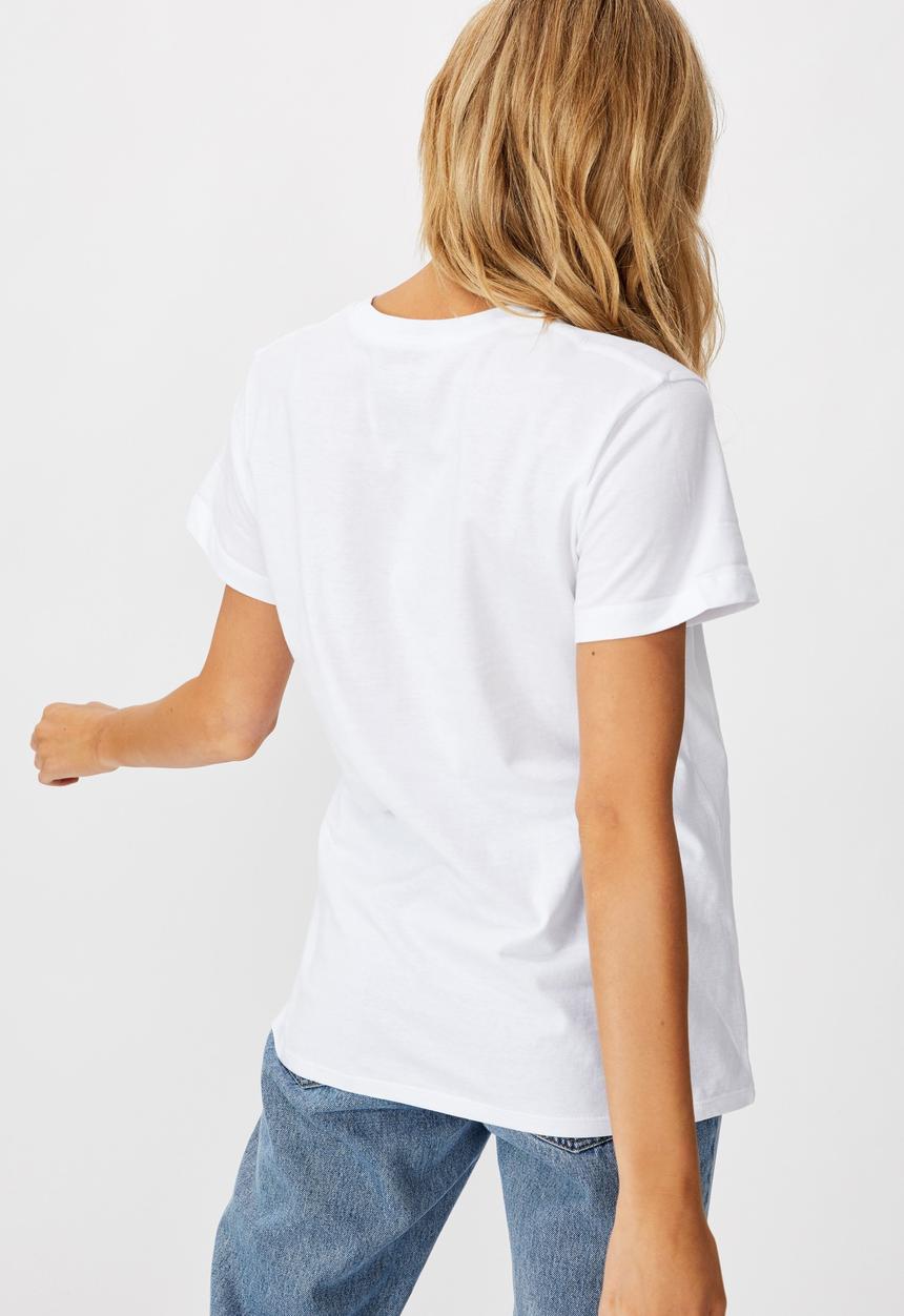 Cotton On - Classic slogan T-shirt cherie cherie - white