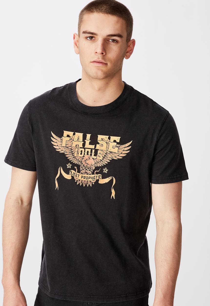 Factorie - Prophets of age regular graphic T-shirt - black 