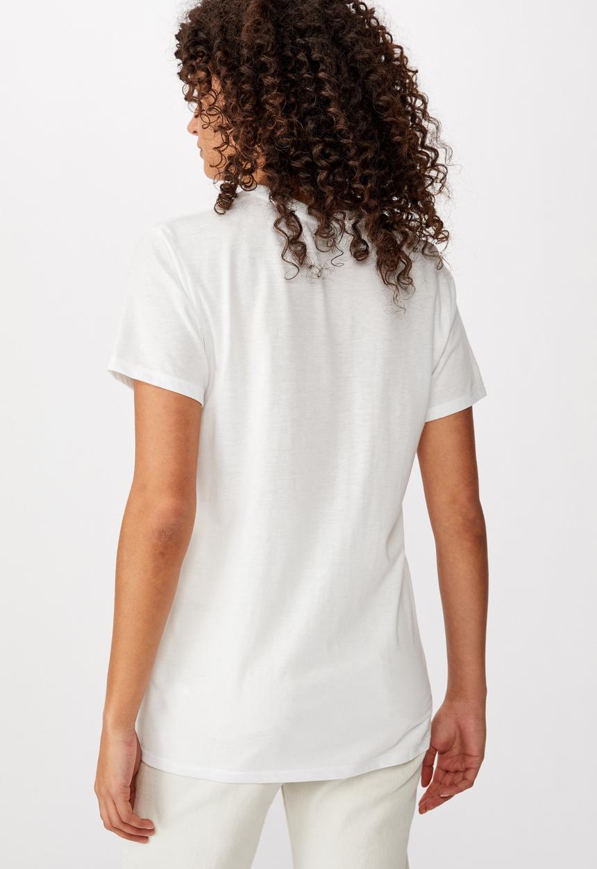Cotton On - Classic vintage T-shirt hidden valley - white